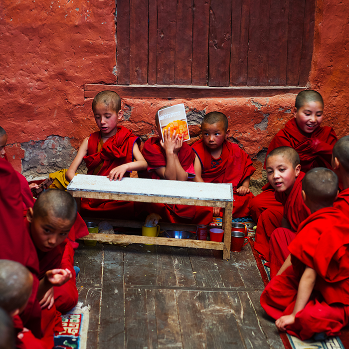 Joseph Gatto, children, Ladakh, India