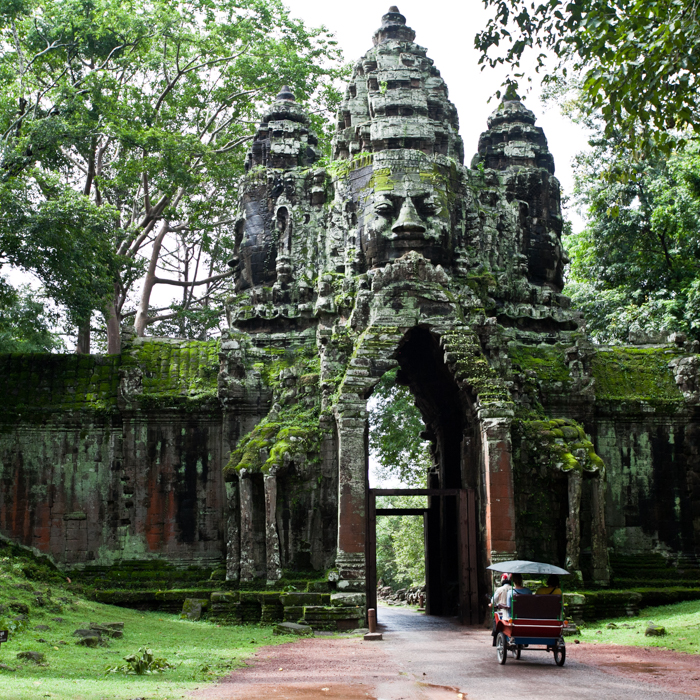 Cambodia, Entrance door, Angkor