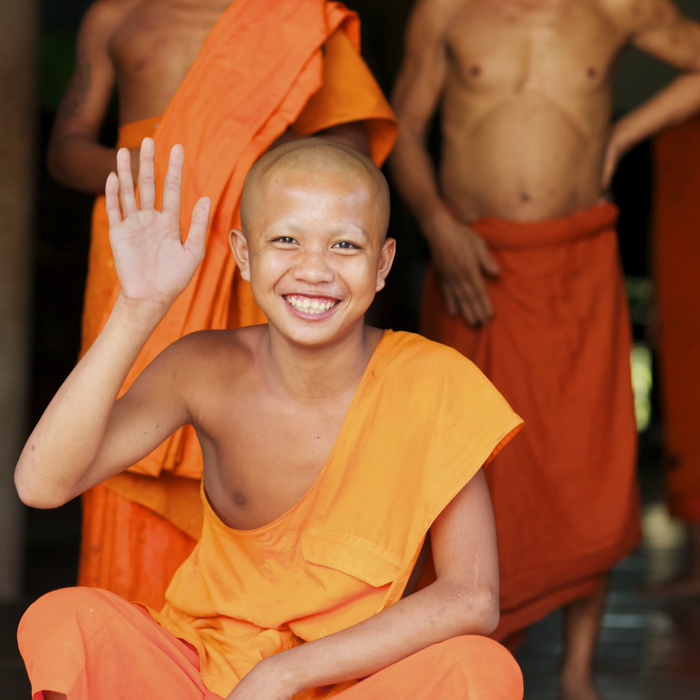 Cambodia, Buddhist Monk, Wat Chowk