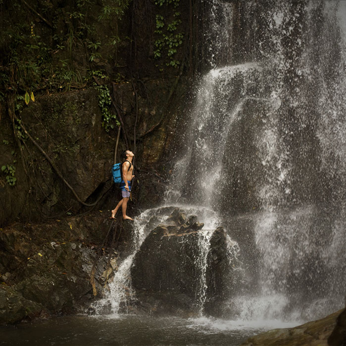 Waterfall, Kbal Spean, Angkor, Cambodia