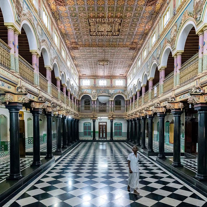 Chettinad Palace in India Palace, Chettinad, India
