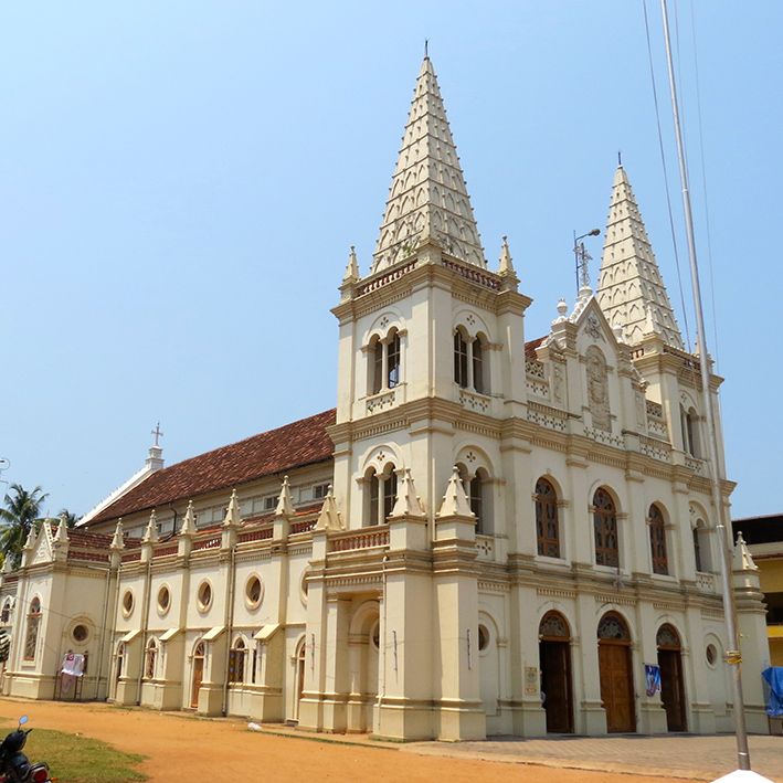 Santa cruz cathedral basilica in Cochin Santa cruz cathedral basilica, Cochin, India