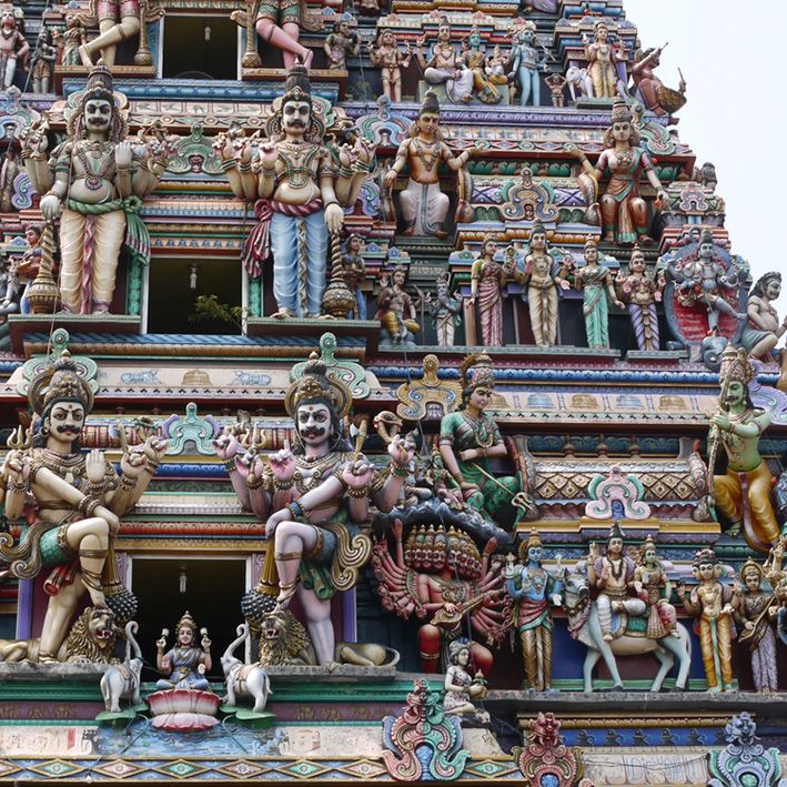 Hindu Temple, Madurai, India