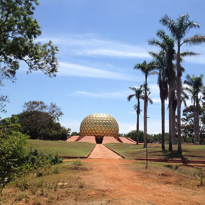 Auroville in Pondicherry Auroville, Pondicherry, India
