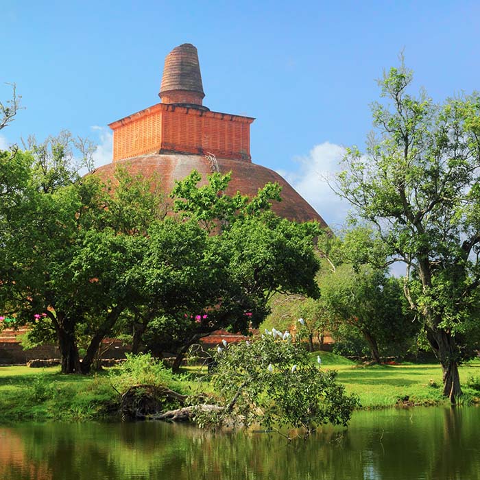 Dagoba, Anuradhapura, Sri Lanka