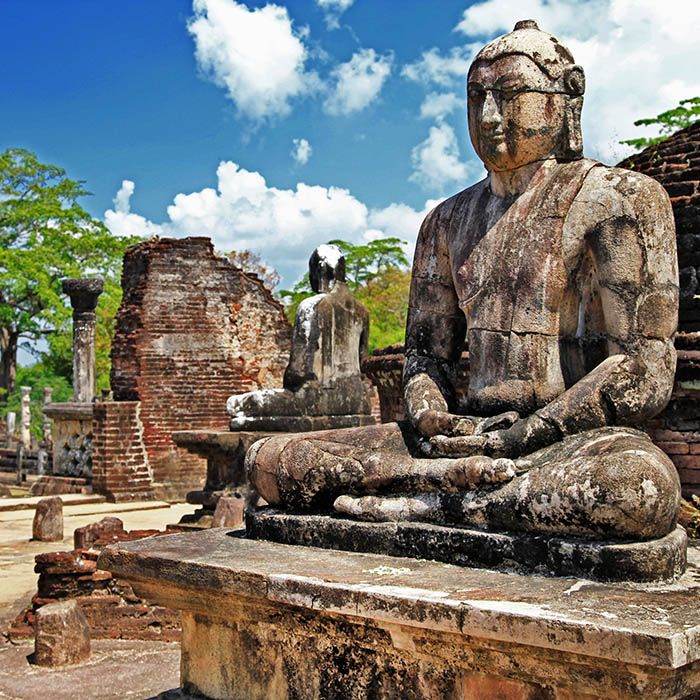 Statue of Buddha, Polonnaruwa, Sri Lanka