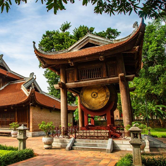 Vietnam, Hanoi, Temple of litterature
