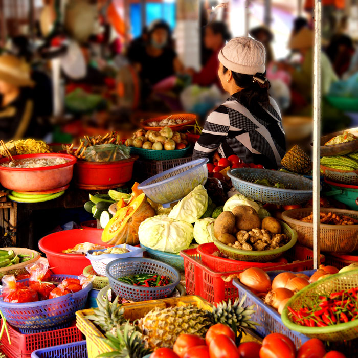 Vietnam, Hoi An, central market