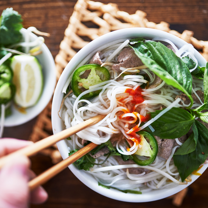 Pho soup, specialty of Hanoi in Vietnam Vietnam, Hanoi, Vietnamese soup, Specialty