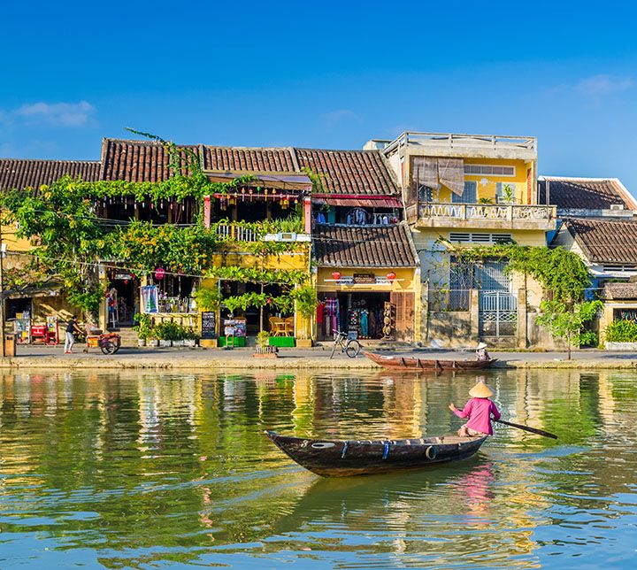 A boat in Hanoi in Vietnam Vietnam, Hoi An, Boat